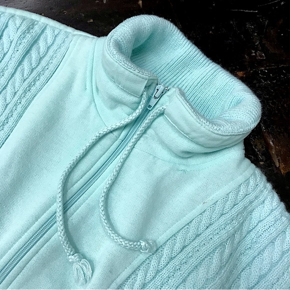 Cozy Soft Teal Fleece Zip -Up - Picture 2 of 10